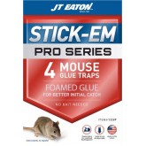 JT Eaton 7567324 Stick-Em Pro Series Small Glue Trap For Rodents - 4 Count
